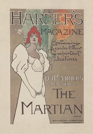"HARPER'S MAGAZINE" THE MARTIAN de DU MAURIER Réédition épuisée et entoilée (années 60) d'après l...