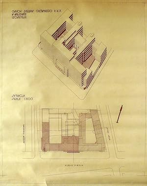 [Project of the Office Building of the Polish State Railways in Warsaw]