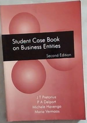 Bild des Verkufers fr Student Case Book on Business Entities. 2nd Edition zum Verkauf von Chapter 1