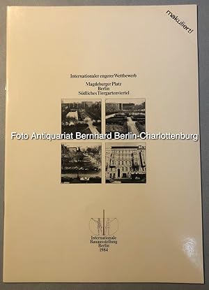 Bild des Verkufers fr Restricted international competition Magdeburger Platz. Southern Tiergarten quarter of Berlin. Internationaler engerer Wettbewerb Magdeburger Platz Berlin Sdliches Tiergartenviertel zum Verkauf von Antiquariat Bernhard