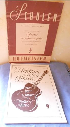 Plektrum-Schlag-Gitarre im modernen Tanzorchester / Theoretisch-Praktischer Lehrgang des Gitarres...