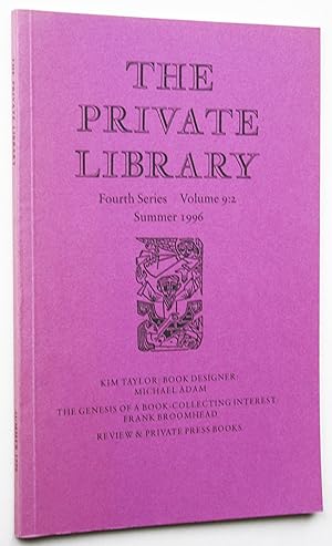 The Private Library Fourth Series Volume 9:2