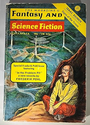 Bild des Verkufers fr The Magazine of Fantasy and Science Fiction, September 1973: Special Frederik Pohl Issue zum Verkauf von Space Age Books LLC