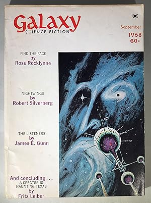 Imagen del vendedor de Galaxy Science Fiction, September 1968 a la venta por Space Age Books LLC