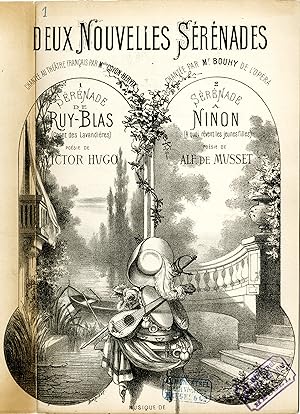"SÉRÉNADE DE RUY-BLAS (Chant des Lavandières)" Partition originale BARBIZET 1879