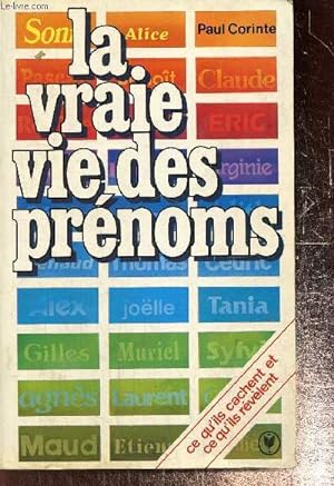 Seller image for La vraie vie des prnoms for sale by Le-Livre