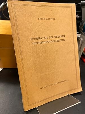 Imagen del vendedor de Grundzge der neueren Verfassungsgeschichte. Rechtswissenschaftliche Lehrbuchreihe. a la venta por Altstadt-Antiquariat Nowicki-Hecht UG