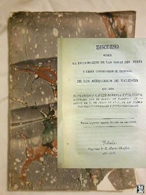 DISCURSO SOBRE LA DISTRIBUCION DE AGUAS DEL TURIA