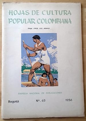 HOJAS DE CULTURA POPULAR COLOMBIANA. Nº 63. 1956