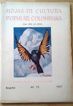 HOJAS DE CULTURA POPULAR COLOMBIANA. Nº 75. 1957