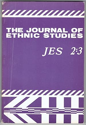 The Journal of Ethnic Studies, Volume 2, Number 3