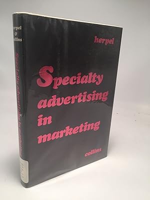 Imagen del vendedor de Specialty Advertising in Marketing a la venta por Shadyside Books