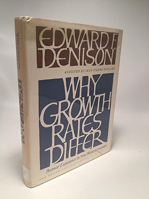 Imagen del vendedor de Why Growth Rates Differ: Postwar Experience in Nine Western Countries a la venta por Shadyside Books