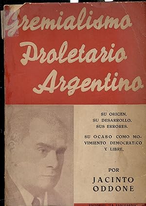 Imagen del vendedor de GREMIALISMO PROLETARIO ARGENTINO a la venta por Valentin Peremiansky