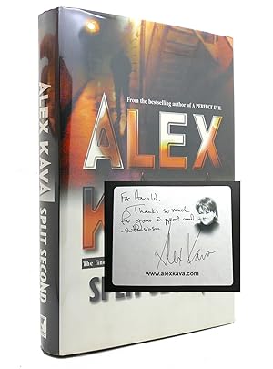 Immagine del venditore per SPLIT SECOND Signed 1st venduto da Rare Book Cellar