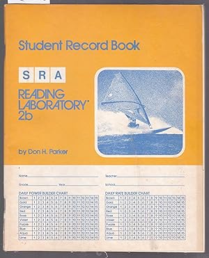 SRA Reading Laboratory 2b - Student Record Book