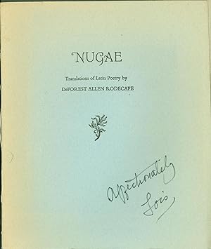 Nugae: Translations of Latin Poetry