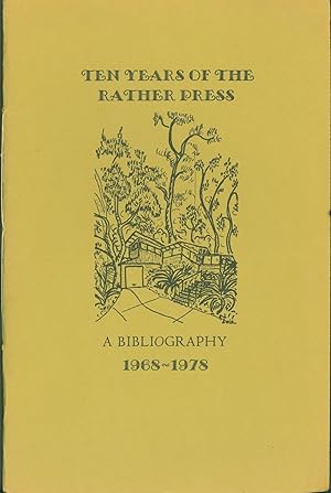 Seller image for Ten Years of the Rather Press: A Bibliography 1968-1978 for sale by Eureka Books