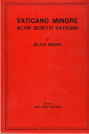 Immagine del venditore per Vaticano minore Altri scritti Vaticani. venduto da Di Mano in Mano Soc. Coop