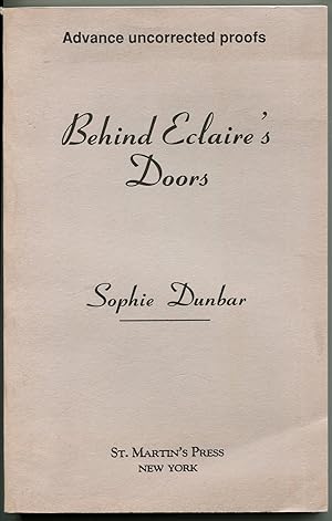 Behind Eclaire's Doors (Eclaire Mysteries)
