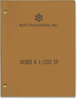 Imagen del vendedor de Children of a Lesser God (Original screenplay for the 1986 film) a la venta por Royal Books, Inc., ABAA