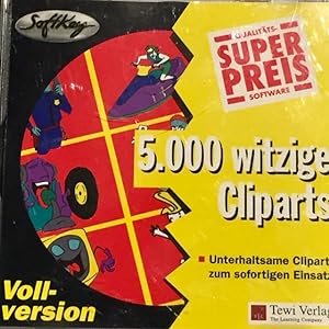 PC CD-Rom: Superpreis 5000 witzige Cliparts. für Windows 3.1x/95/98. Einsatz