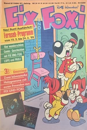 Comic FIX und FOXI 8/1989, 37 Jahrgang, guter Zustand, ohne Beilage