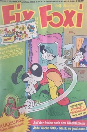 Comic FIX und FOXI 17/1989, 37 Jahrgang, guter Zustand, mit Beilage