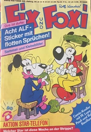 Comic FIX und FOXI 49/1988, 36 Jahrgang, sehr guter Zustand, keine Beilagen oä