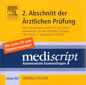 PC CD-Rom:MEDISCRIPT Kommentierte Examensfragen 2.Abschnitt Ärztlichen Prüfung