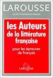 Seller image for Les Auteurs De La Littrature Franaise for sale by RECYCLIVRE