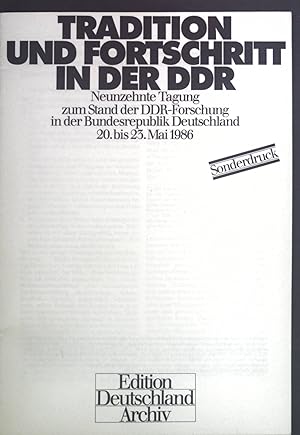 Bild des Verkufers fr Vernderungen in Architektur und Stdtebau der DDR. Sonderdruck aus: Tradition und Fortschritt in der DDR. zum Verkauf von books4less (Versandantiquariat Petra Gros GmbH & Co. KG)