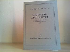 Deutsches Magnificat. " Meine Seele erhebt den Herren " zu acht Stimmen auf zwei Chören. 1671. Ne...