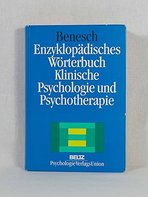 Bild des Verkufers fr Enzyklopdisches Wrterbuch Klinische Psychologie und Psychotherapie. zum Verkauf von Versandantiquariat Waffel-Schrder