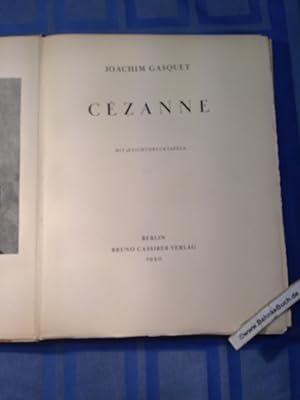 Cézanne : Mit 48 Lichtdrucktafeln. Joachim Gasquet