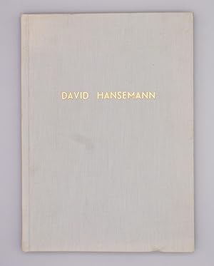 David Hansemann; zur Erinnerung an einen Politiker und Unternehmer,
