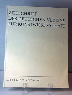 Zeitschrift des deutschen Vereins für Kunstwissenschaft;