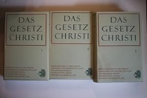 Das Gesetz Christi; Moraltheologie in drei Bänden - Dargestellt für Priester und Laien;