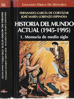 Bild des Verkufers fr Historia del mundo actual (1945-1995). 2 Tomos zum Verkauf von Librera Cajn Desastre