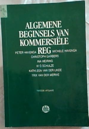 Seller image for Algemene Beginsels Van Kommersiele Reg for sale by Chapter 1