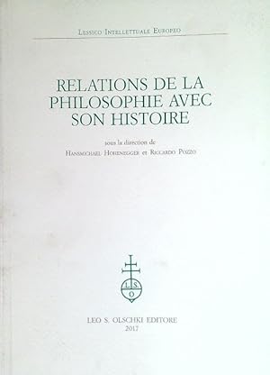 Seller image for Relations de la philosophie avec son histoire for sale by Librodifaccia