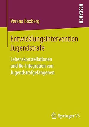 Seller image for Entwicklungsintervention Jugendstrafe for sale by moluna