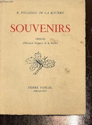 Bild des Verkufers fr Souvenirs zum Verkauf von Le-Livre