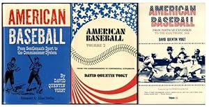 American Baseball; 3 volumes, complete: "From the Gentleman's Sport.; From the Commisioners.; Fro...