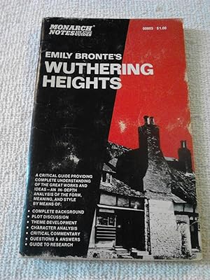 Emily Bronte's Wuthering Heights [Monarch Notes]