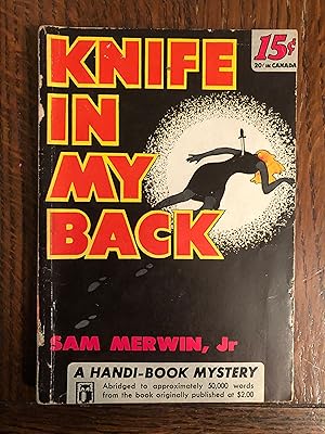 Seller image for Knife in My Back for sale by Parrots Roost Vintage Books