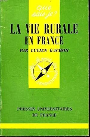 Imagen del vendedor de La vie rurale en france a la venta por JLG_livres anciens et modernes