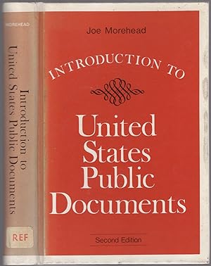 Bild des Verkufers fr Introduction to United States Public Documents zum Verkauf von Between the Covers-Rare Books, Inc. ABAA