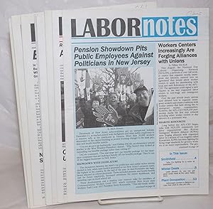 Imagen del vendedor de Labor Notes [8 issues] a la venta por Bolerium Books Inc.