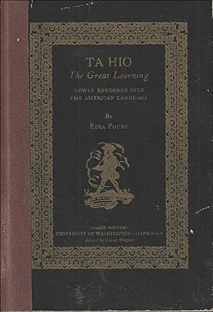Ta Hio - The Great Learning - Newly Rendered into the American Language